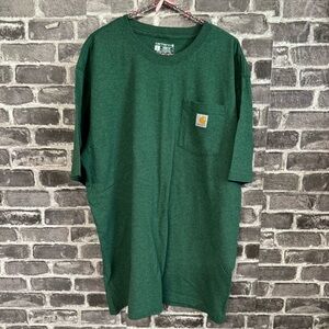 Carhartt pocket tee shirt green tall